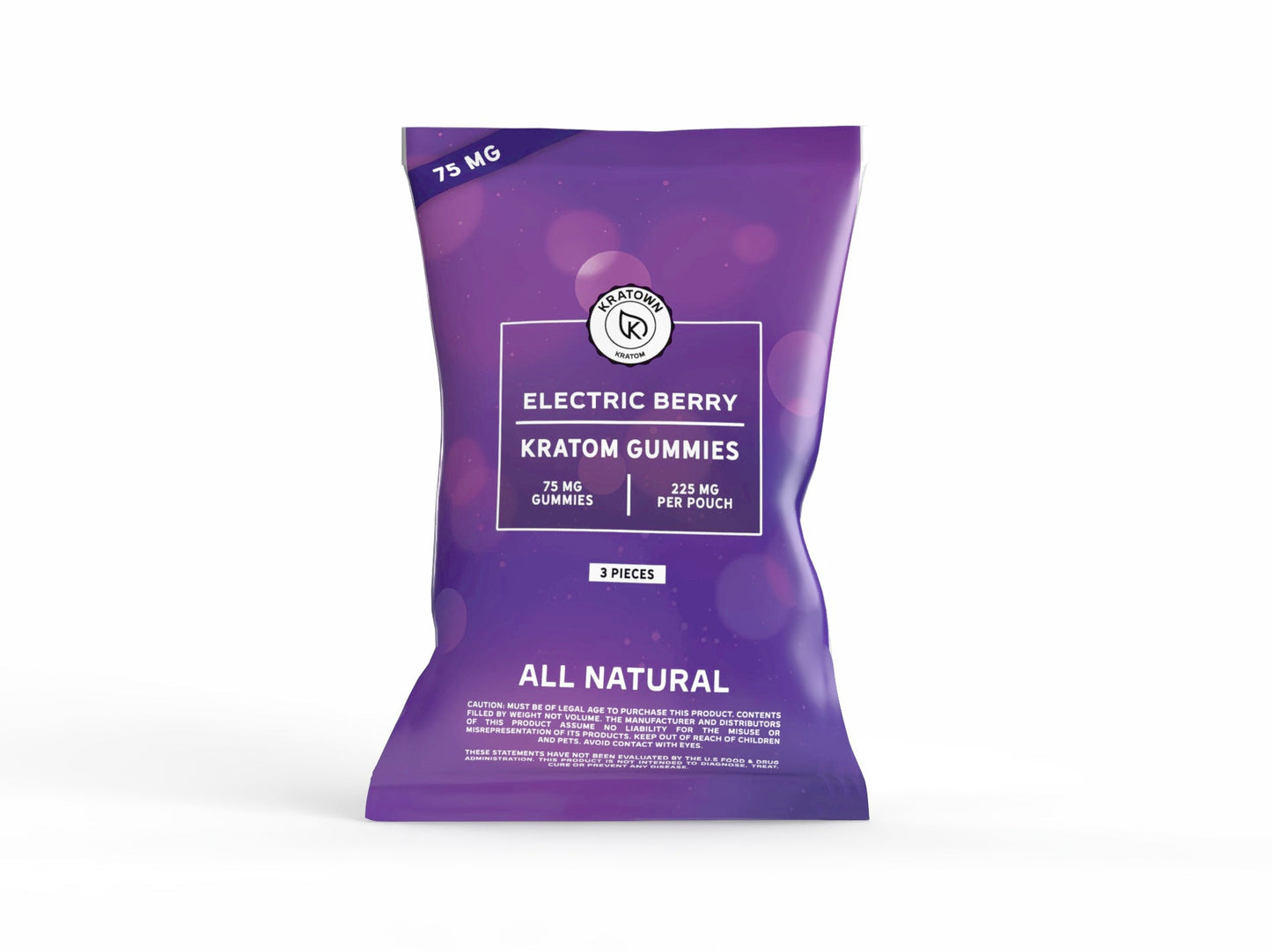 75mg Electric Berry 3pc Pouch