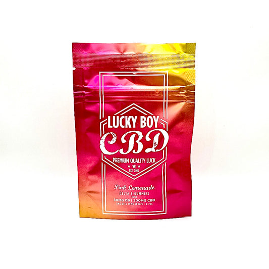 5mg Delta 9 gummy (3 gram), Pink Lemonade, 6 count