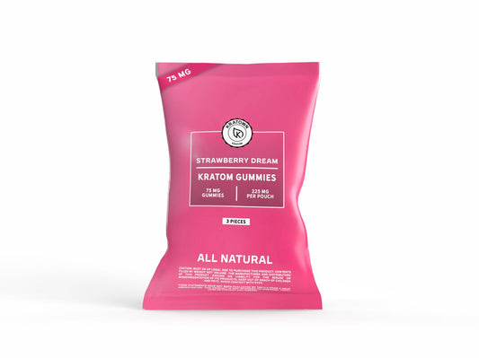 75mg Strawberry Dream 3pc Pouch